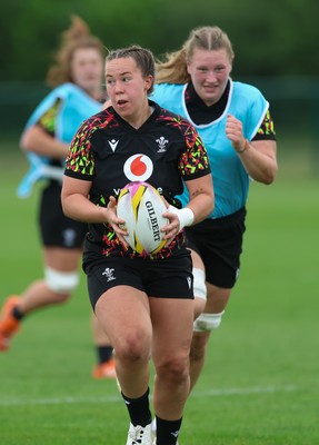 180825 - Wales Women Training Session - Katherine Baverstock during a Wales Women training session ahead of their first Women’s Rugby World Cup match against Scotland