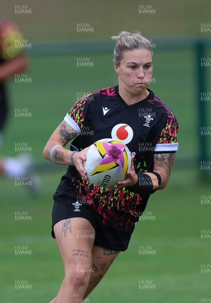 180825 - Wales Women Training Session - Keira Bevan during a Wales Women training session ahead of their first Women’s Rugby World Cup match against Scotland