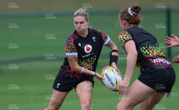 180825 - Wales Women Training Session - Keira Bevan during a Wales Women training session ahead of their first Women’s Rugby World Cup match against Scotland