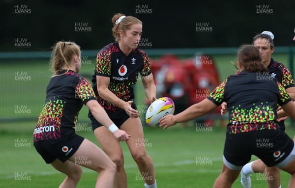180825 - Wales Women Training Session - Lisa Neumann during a Wales Women training session ahead of their first Women’s Rugby World Cup match against Scotland