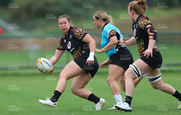 180825 - Wales Women Training Session - Katherine Baverstock during a Wales Women training session ahead of their first Women’s Rugby World Cup match against Scotland