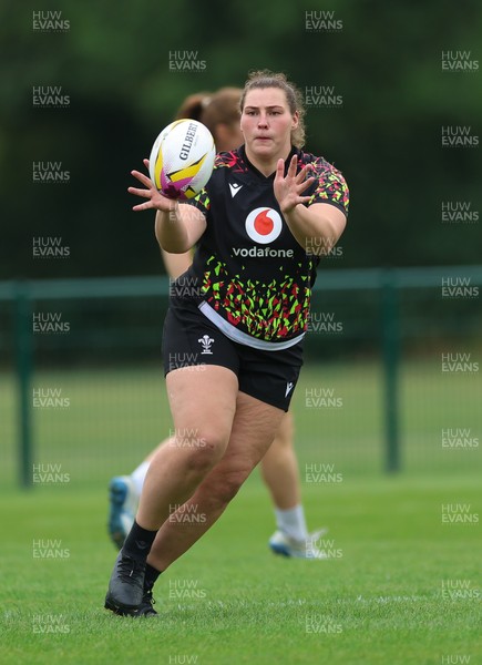 180825 - Wales Women Training Session - Gwenllian Pyrs during a Wales Women training session ahead of their first Women’s Rugby World Cup match against Scotland