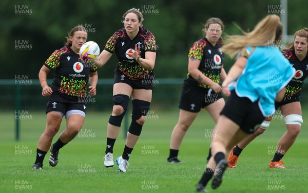 180825 - Wales Women Training Session - Gwen Crabb during a Wales Women training session ahead of their first Women’s Rugby World Cup match against Scotland