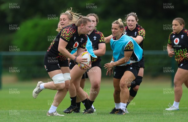 180825 - Wales Women Training Session - Alaw Pyrs during a Wales Women training session ahead of their first Women’s Rugby World Cup match against Scotland
