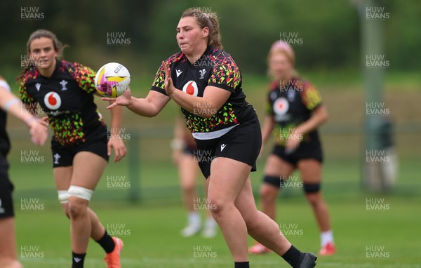 180825 - Wales Women Training Session - Gwenllian Pyrs during a Wales Women training session ahead of their first Women’s Rugby World Cup match against Scotland