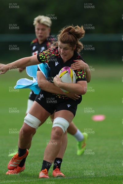 180825 - Wales Women Training Session - Kate Williams during a Wales Women training session ahead of their first Women’s Rugby World Cup match against Scotland