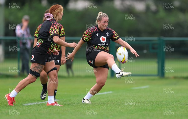 180825 - Wales Women Training Session - Kelsey Jones during a Wales Women training session ahead of their first Women’s Rugby World Cup match against Scotland