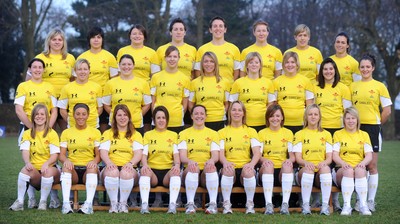 21.02.09 -  Wales Women RBS Six Nations Rugby Squad 2009. 