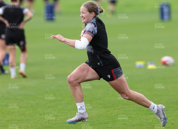 010923 - Wales Women Rugby training session - Carys Cox during a training session in the build up to the WXV matches in New Zealand