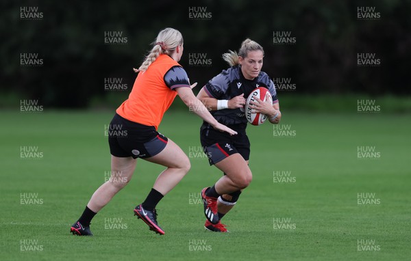 010923 - Wales Women Rugby training session - Kerin Lake during a training session in the build up to the WXV matches in New Zealand