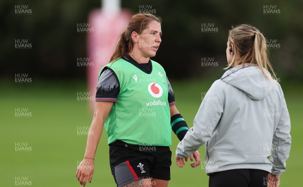 010923 - Wales Women Rugby training session - Georgia Evans during a training session in the build up to the WXV matches in New Zealand