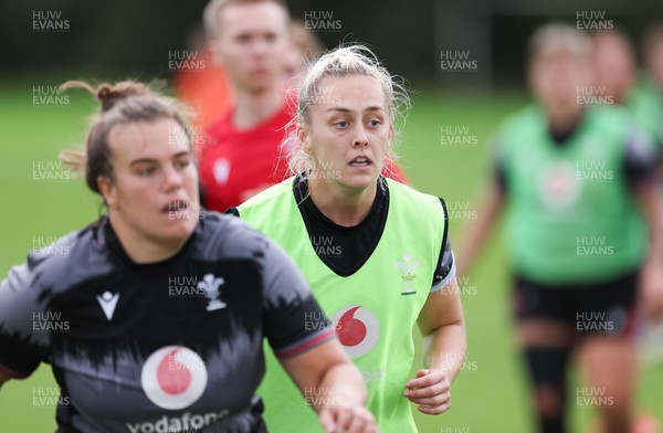 010923 - Wales Women Rugby training session - Hannah Jones during a training session in the build up to the WXV matches in New Zealand