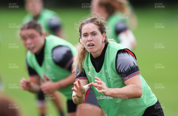 010923 - Wales Women Rugby training session - Kat Evans during a training session in the build up to the WXV matches in New Zealand
