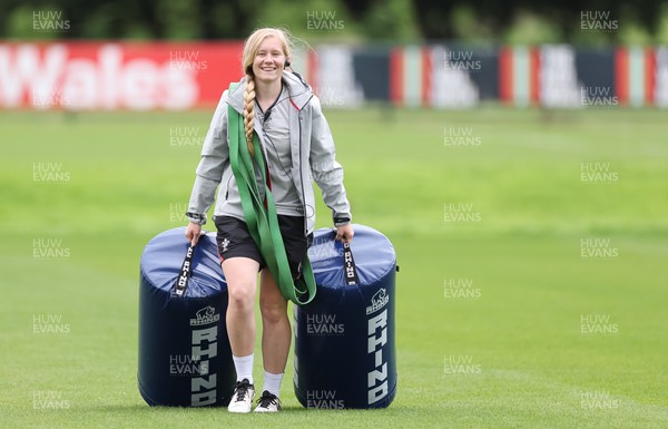 010923 - Wales Women Rugby training session - Eve Holcombe during a training session in the build up to the WXV matches in New Zealand