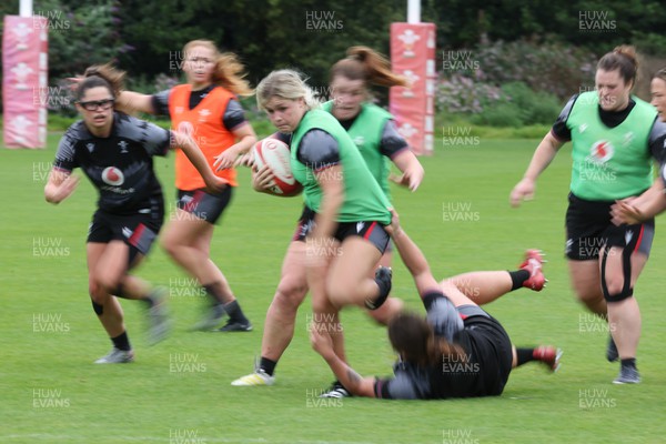 010923 - Wales Women Rugby training session - Alex Callender during a training session in the build up to the WXV matches in New Zealand