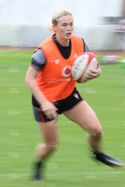010923 - Wales Women Rugby training session - Meg Webb during a training session in the build up to the WXV matches in New Zealand