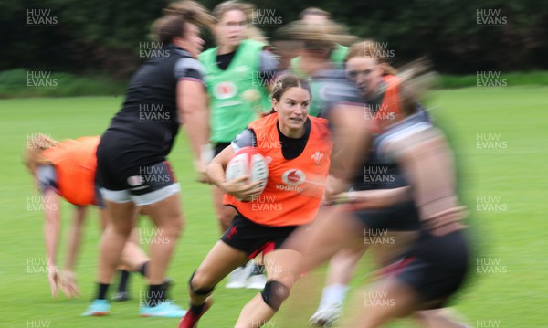 010923 - Wales Women Rugby training session - Jazz Joyce during a training session in the build up to the WXV matches in New Zealand