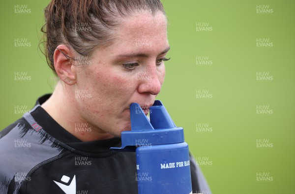 010923 - Wales Women Rugby training session - Georgia Evans during a training session in the build up to the WXV matches in New Zealand