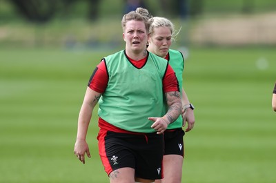 010421 - Wales Women Rugby Squad Training session - Donna Rose of Wales during training session ahead of the start of the Women's Six Nations