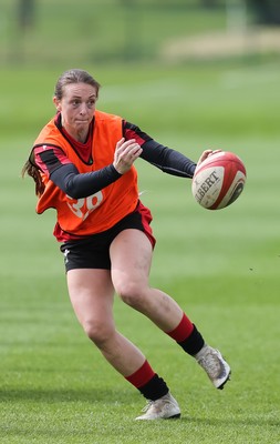 010421 - Wales Women Rugby Squad Training session - Jade Knight of Wales during training session ahead of the start of the Women's Six Nations