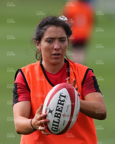 010421 - Wales Women Rugby Squad Training session - Georgia Evans of Wales during training session ahead of the start of the Women's Six Nations