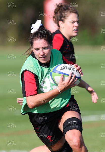 210922 - Wales Women RWC Training Session - Georgia Evans during a training session ahead of departure to New Zealand for the Rugby World Cup