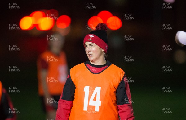 291020 - Wales Women Rugby Squad Training Session - Siwan Lillicrap during training session