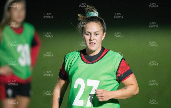291020 - Wales Women Rugby Squad Training Session - Ffion Lewis during training session