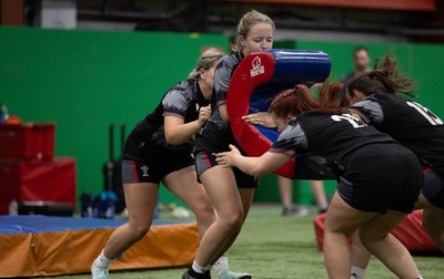250625  Wales Women U20 Training Session - Wales Women U20 squad members during a training session ahead of their U20 Six Nations festival