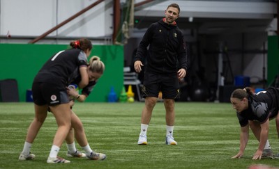250625  Wales Women U20 Training Session - Ashley Beck during a training session ahead of their U20 Six Nations festival