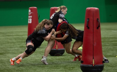 250625  Wales Women U20 Training Session - Wales Women U20 squad members during a training session ahead of their U20 Six Nations festival