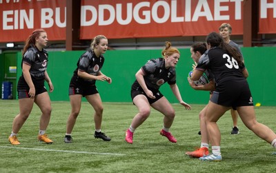 250625  Wales Women U20 Training Session - Wales Women U20 squad members during a training session ahead of their U20 Six Nations festival