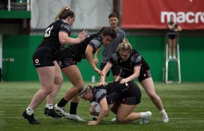 250625  Wales Women U20 Training Session - Wales Women U20 squad members during a training session ahead of their U20 Six Nations festival