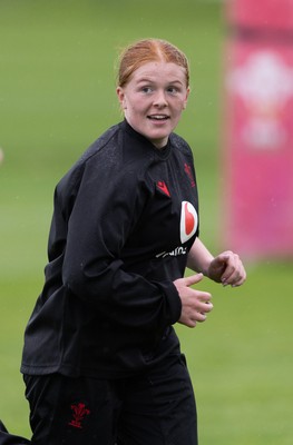 250625  Wales Women U20 Training Session - Ffion Korsak during a training session ahead of their U20 Six Nations festival