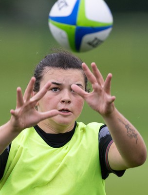 250625  Wales Women U20 Training Session - Chiara Pearce during a training session ahead of their U20 Six Nations festival