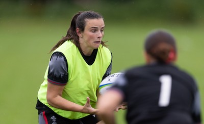 250625  Wales Women U20 Training Session - Branwen Metcalfe during a training session ahead of their U20 Six Nations festival