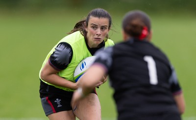 250625  Wales Women U20 Training Session - Branwen Metcalfe during a training session ahead of their U20 Six Nations festival