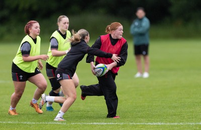 250625  Wales Women U20 Training Session - Ffion Korsak during a training session ahead of their U20 Six Nations festival