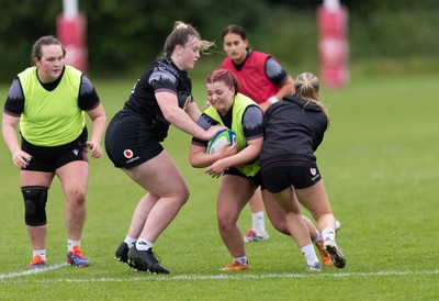 250625  Wales Women U20 Training Session - Ffion Korsak during a training session ahead of their U20 Six Nations festival