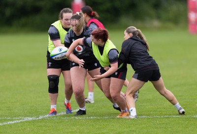 250625  Wales Women U20 Training Session - Ffion Korsak during a training session ahead of their U20 Six Nations festival
