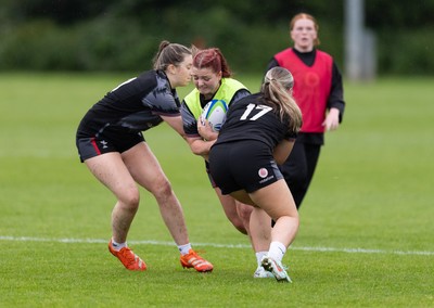 250625  Wales Women U20 Training Session - Ffion Korsak during a training session ahead of their U20 Six Nations festival