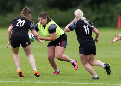 250625  Wales Women U20 Training Session - Stella Orrin during a training session ahead of their U20 Six Nations festival