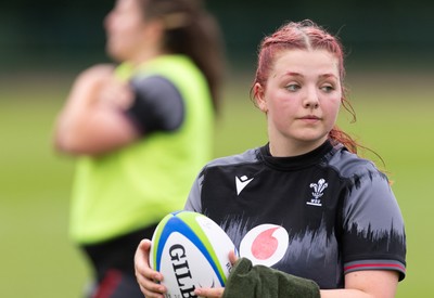 250625  Wales Women U20 Training Session - Ffion Korsak during a training session ahead of their U20 Six Nations festival