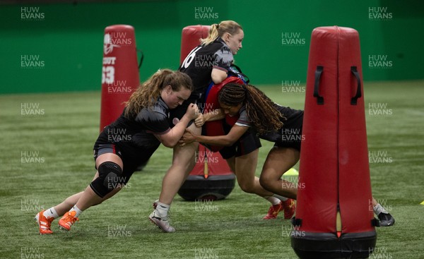 250625  Wales Women U20 Training Session - Wales Women U20 squad members during a training session ahead of their U20 Six Nations festival