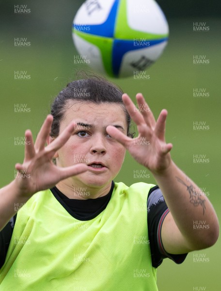 250625  Wales Women U20 Training Session - Chiara Pearce during a training session ahead of their U20 Six Nations festival