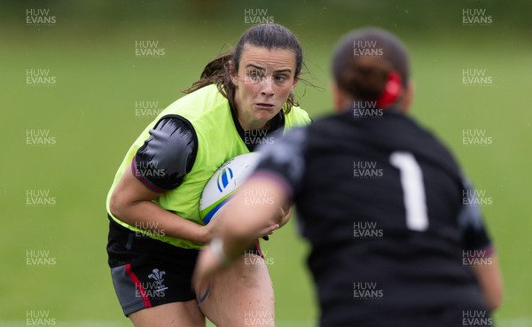 250625  Wales Women U20 Training Session - Branwen Metcalfe during a training session ahead of their U20 Six Nations festival