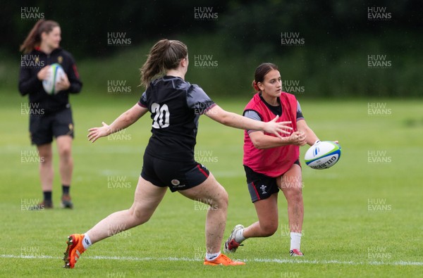250625  Wales Women U20 Training Session - Carys Hughes during a training session ahead of their U20 Six Nations festival
