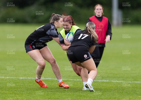 250625  Wales Women U20 Training Session - Ffion Korsak during a training session ahead of their U20 Six Nations festival