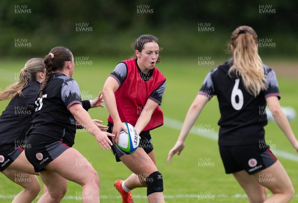 250625  Wales Women U20 Training Session - Hannah Lane during a training session ahead of their U20 Six Nations festival
