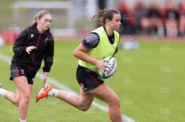 250625  Wales Women U20 Training Session - Branwen Metcalfe during a training session ahead of their U20 Six Nations festival